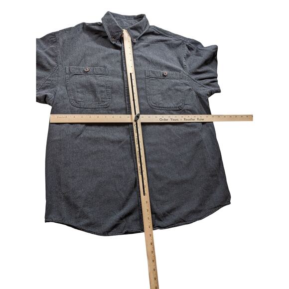 Duluth Trading Flannel Shirt Men Rugged Workwear Lumberjack Free Swingin 89328 - Picture 14 of 16